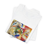 Masters of Art Wassily Kandinsky Painting with Green Center Unisex Jersey Short Sleeve T-Shirt - POPvault
