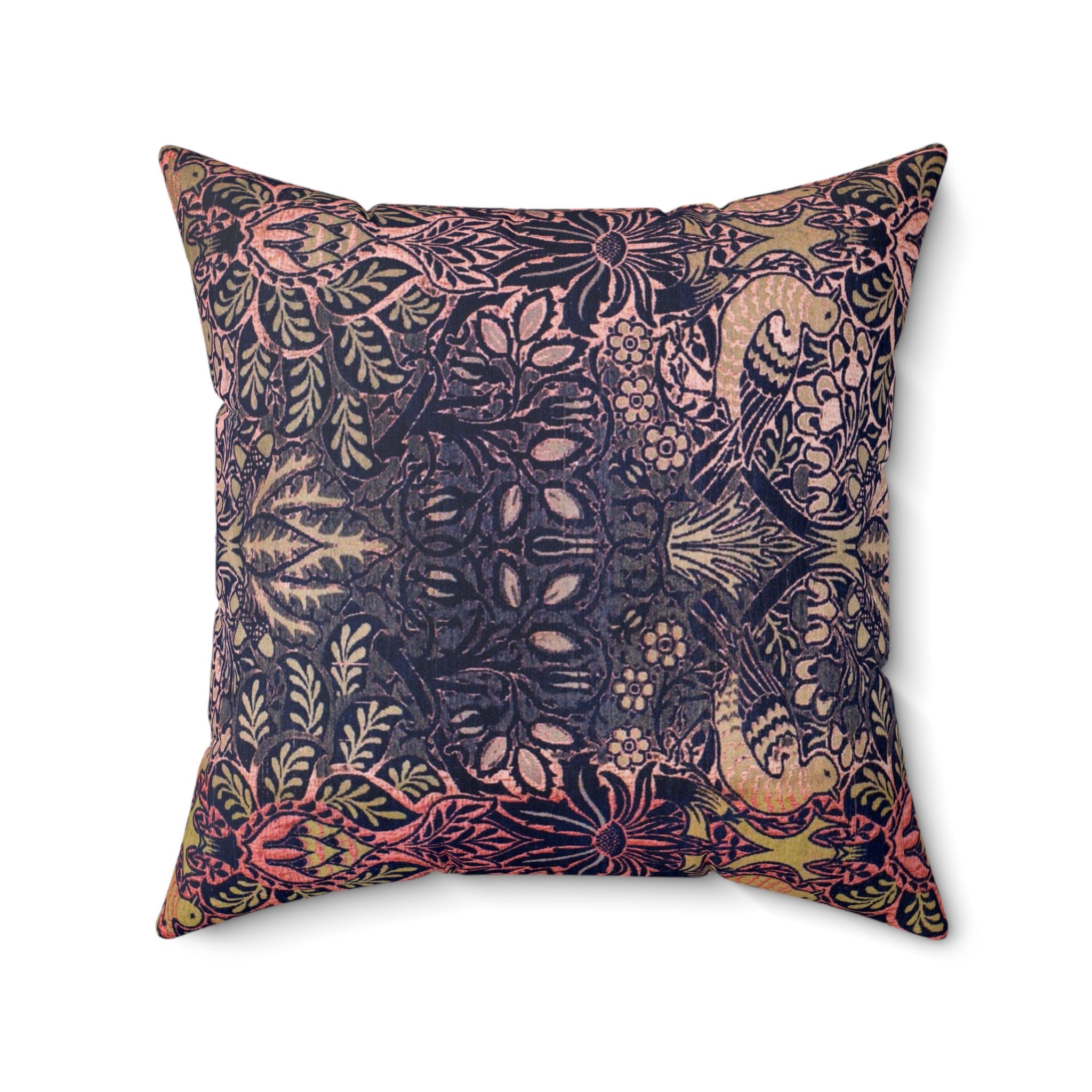 Masters of Art William Morris Cray Square Indoor Accent Pillow V.6 - POPvault