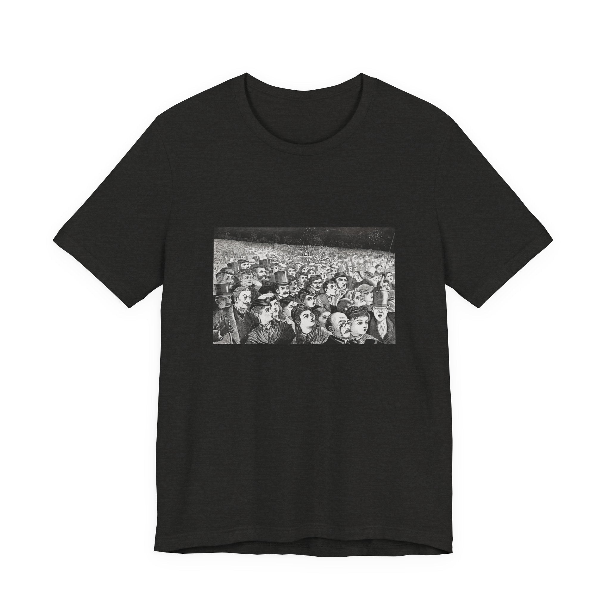 Masters of Art Winslow Homer Fireworks on the Night Unisex Jersey Short Sleeve T-Shirt - POPvault