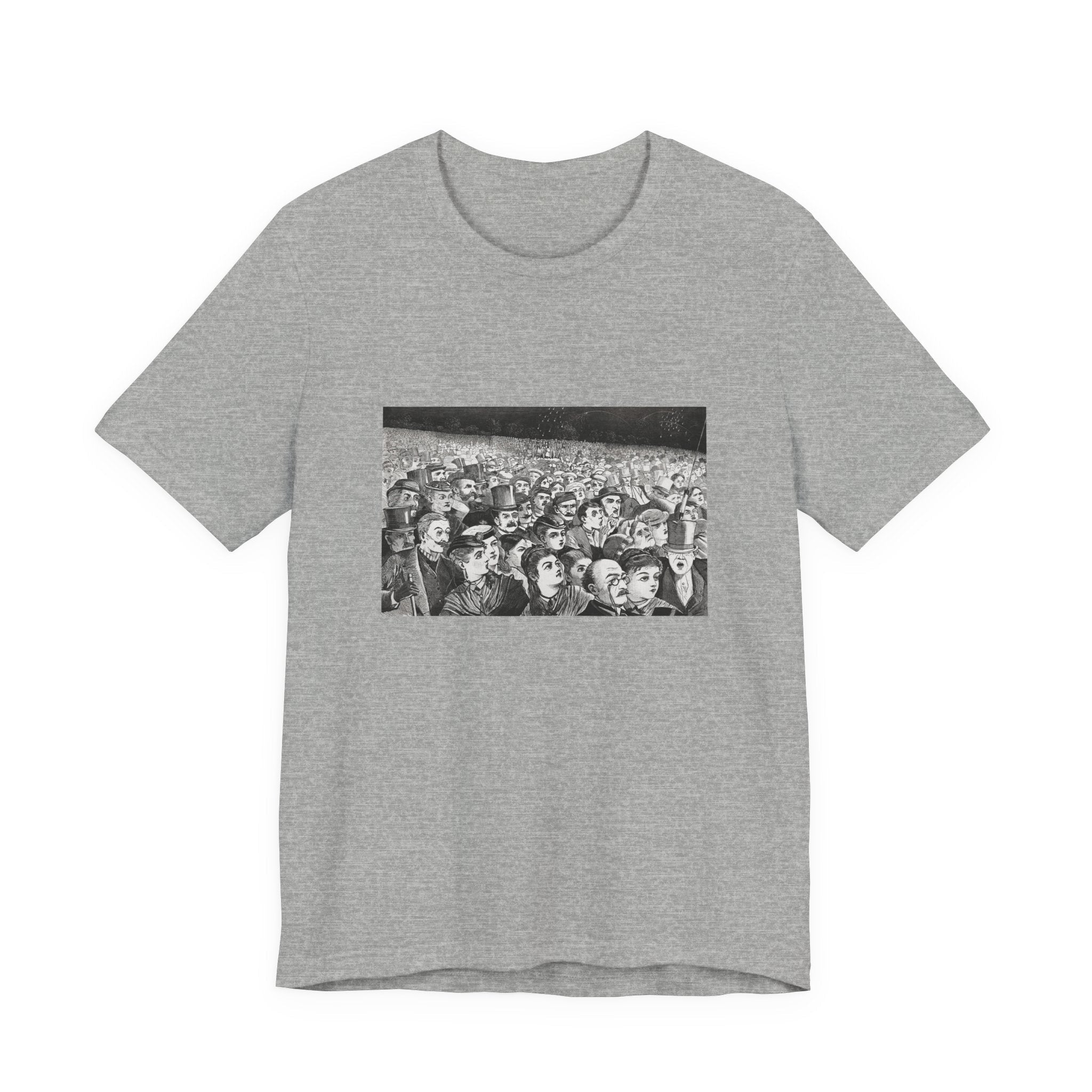 Masters of Art Winslow Homer Fireworks on the Night Unisex Jersey Short Sleeve T-Shirt - POPvault