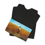 Masters of Art Winslow Homer The Veteran in a New Field Players Unisex Jersey Short Sleeve T-Shirt - POPvault