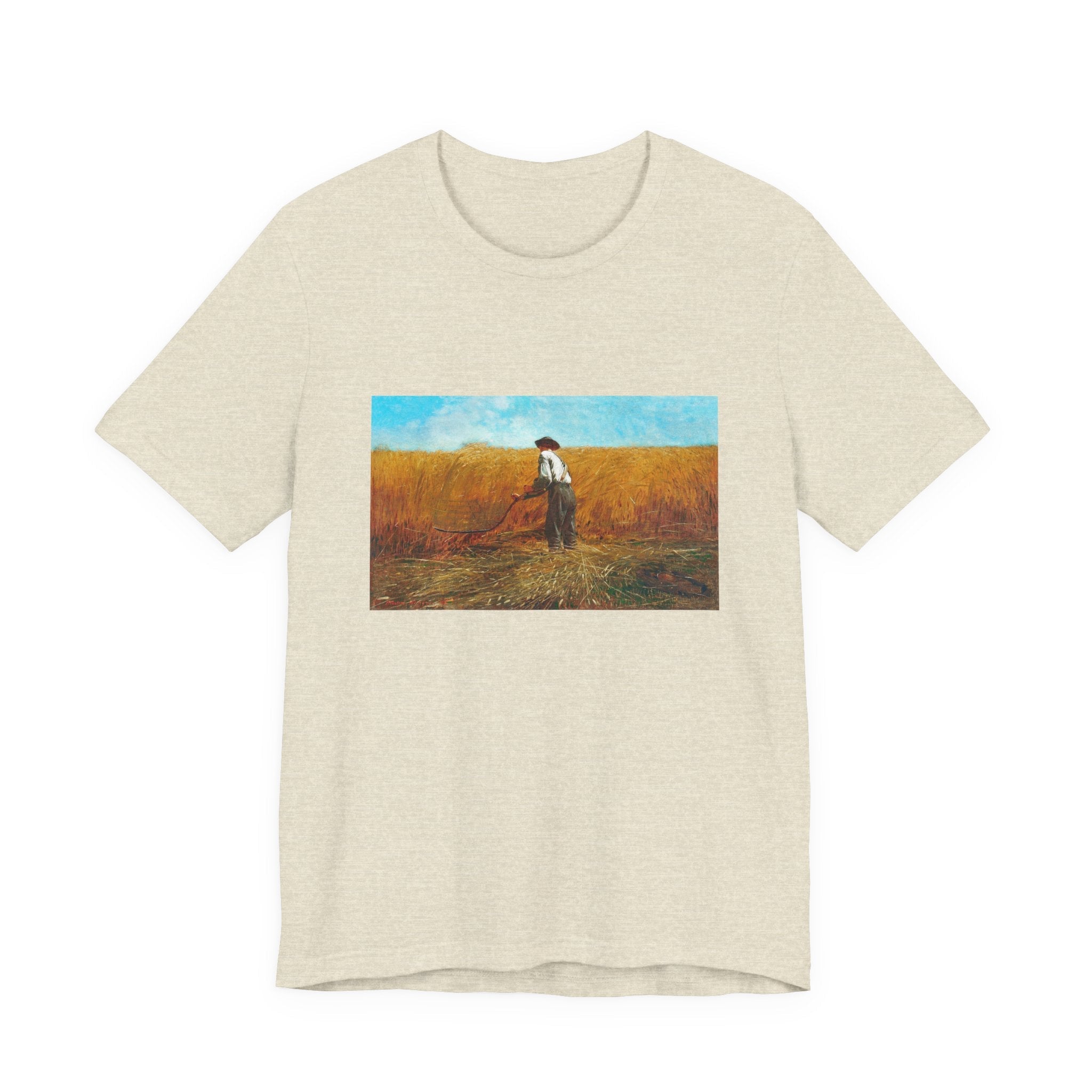 Masters of Art Winslow Homer The Veteran in a New Field Players Unisex Jersey Short Sleeve T-Shirt - POPvault