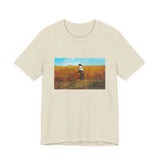 Masters of Art Winslow Homer The Veteran in a New Field Players Unisex Jersey Short Sleeve T-Shirt - POPvault