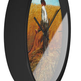 Masters of Art Winslow Homer The Veteran in a New Field Premium Wall Clock - POPvault
