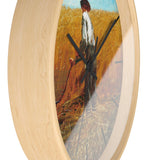 Masters of Art Winslow Homer The Veteran in a New Field Premium Wall Clock - POPvault