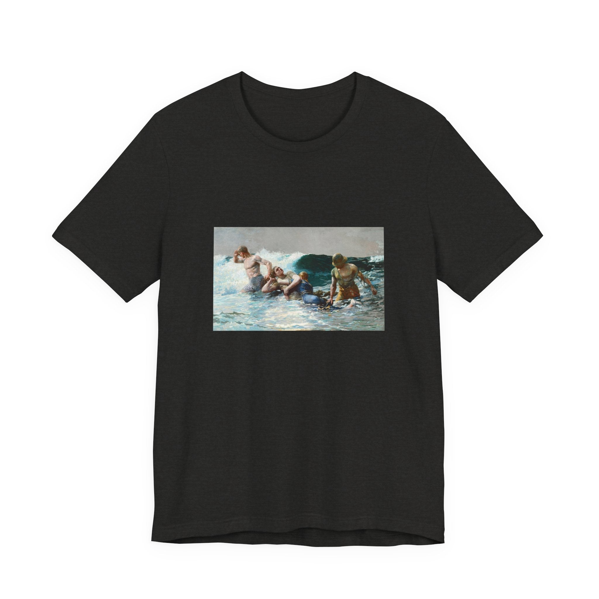 Masters of Art Winslow Homer Undertow Unisex Jersey Short Sleeve T-Shirt - POPvault