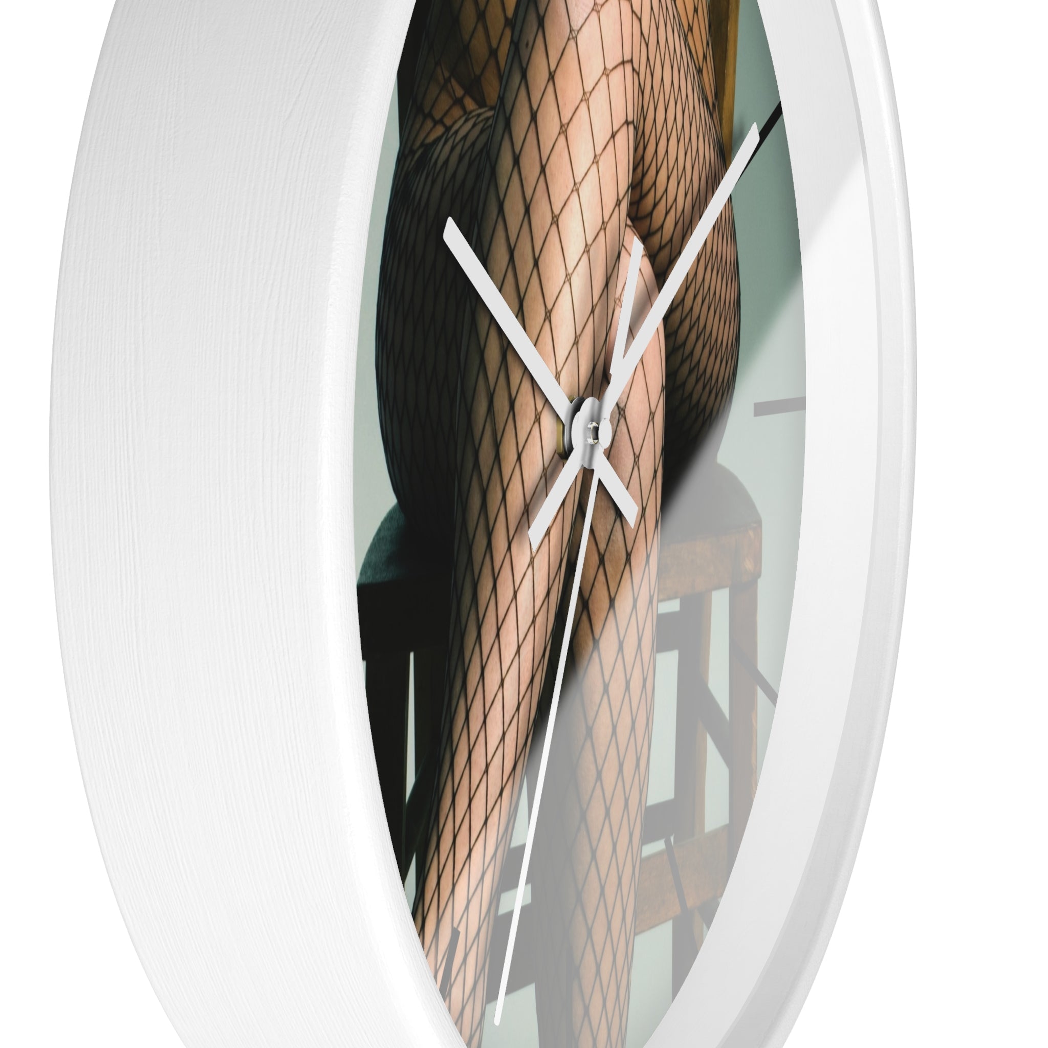 Masters of Photography Legs In Fishnets Premium Wall Clock - POPvault