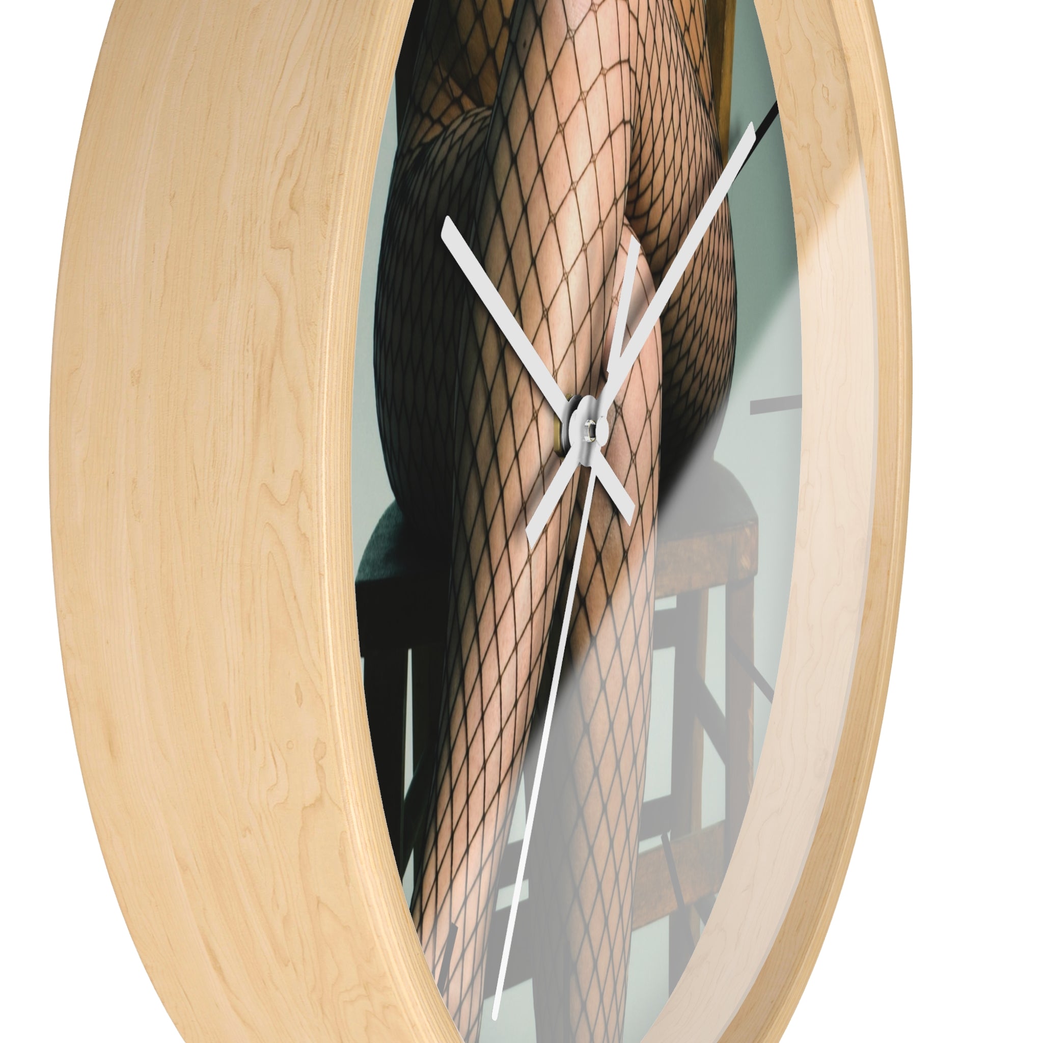 Masters of Photography Legs In Fishnets Premium Wall Clock - POPvault