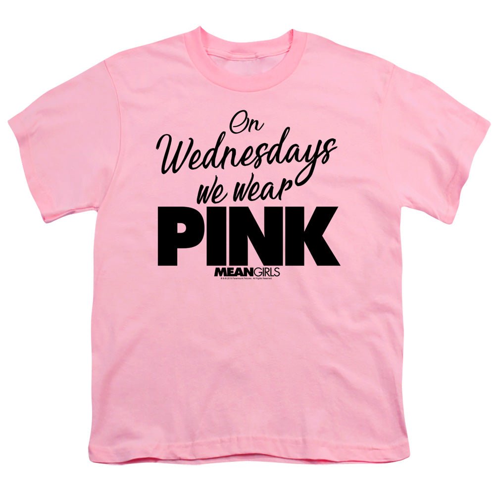 Mean Girls Pink Kids Youth T Shirt Pink Officially Licensed - POPvault