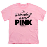 Mean Girls Pink Kids Youth T Shirt Pink Officially Licensed - POPvault