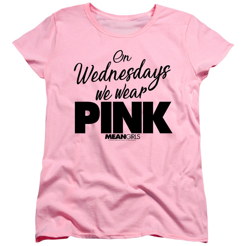 Mean Girls Pink Womens T Shirt Pink Officially Licensed - POPvault