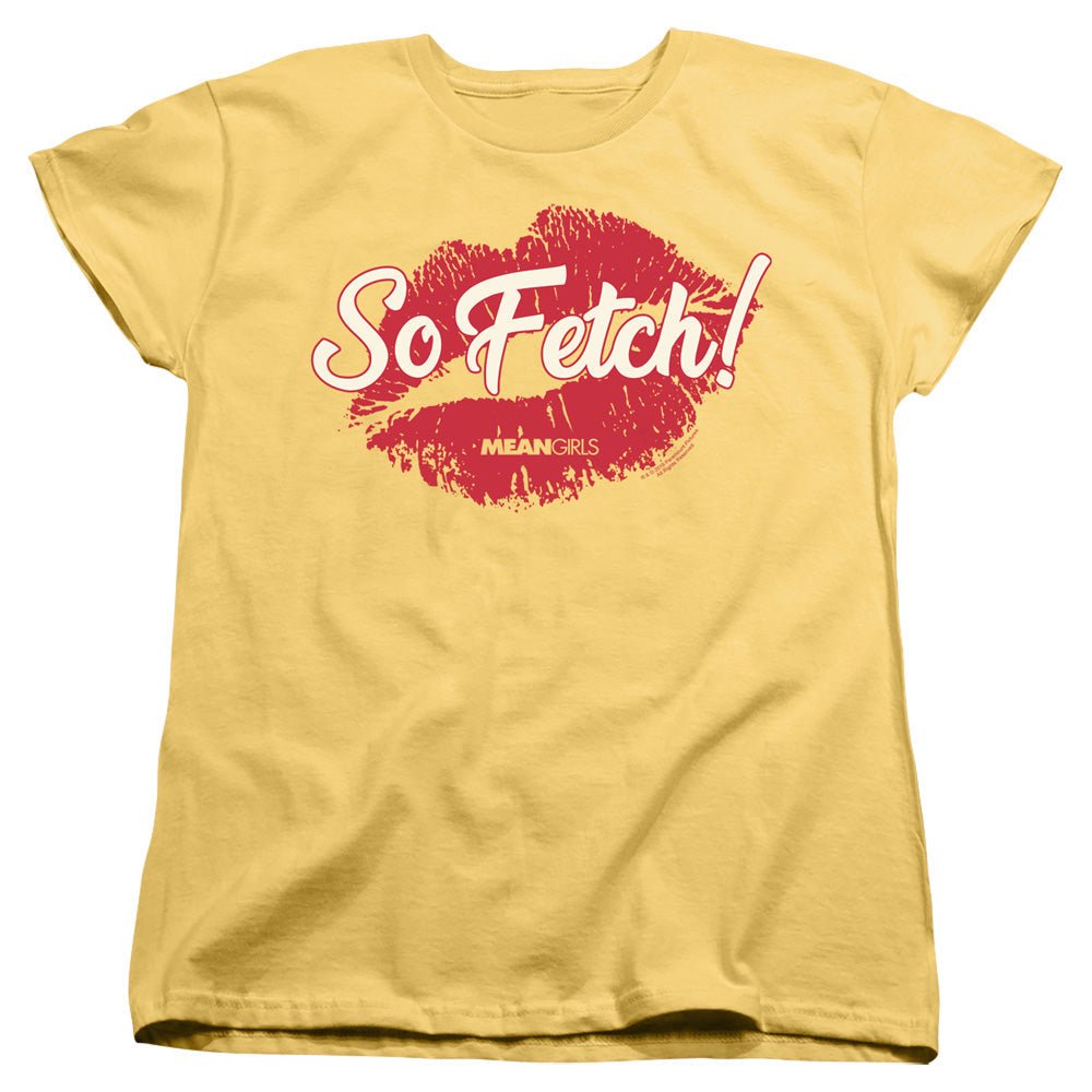 Mean Girls So Fetch Womens T Shirt Banana Officially Licensed - POPvault