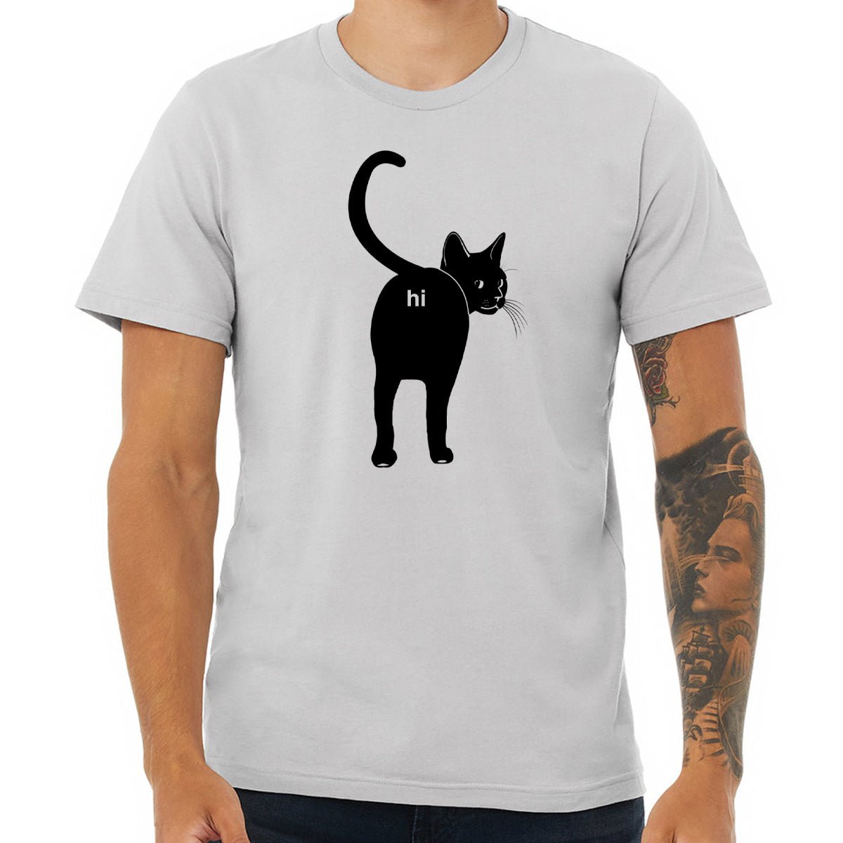 Men's Cat Butt Hi T-Shirt - POPvault
