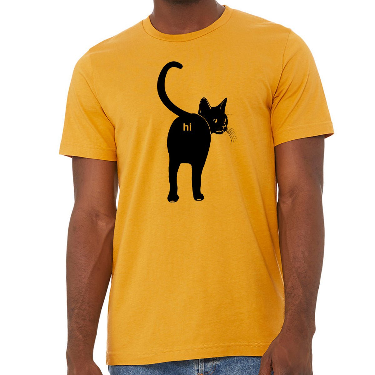 Men's Cat Butt Hi T-Shirt - POPvault