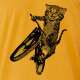 Men's Cat Riding a Bicycle T-Shirt - POPvault