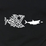 Men's Fishing Organized On A Shark T-Shirt - POPvault