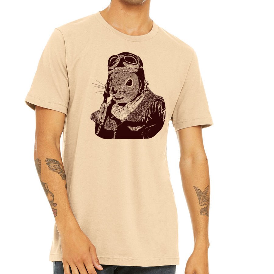 Men's Flying Squirrel Pilot T-Shirt - POPvault