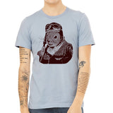Men's Flying Squirrel Pilot T-Shirt - POPvault
