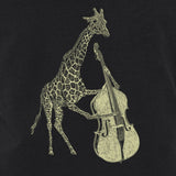 Men's Giraffe Playing Bass T-Shirt - POPvault