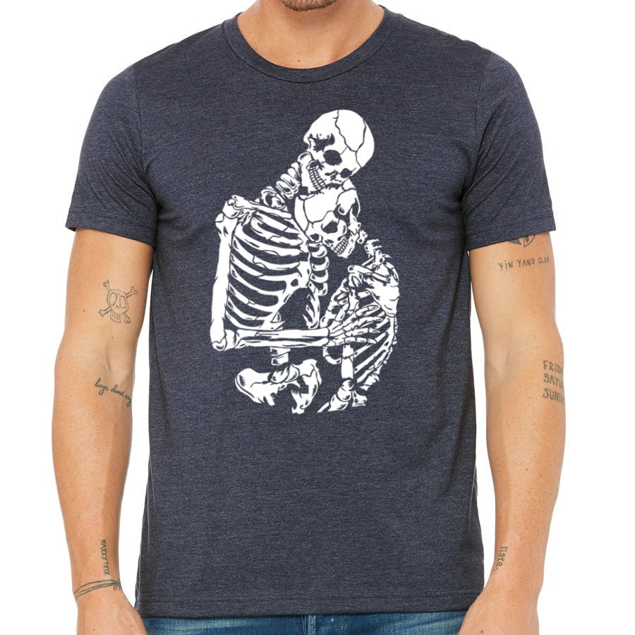 Men's Hugging Skeletons T-Shirt - POPvault