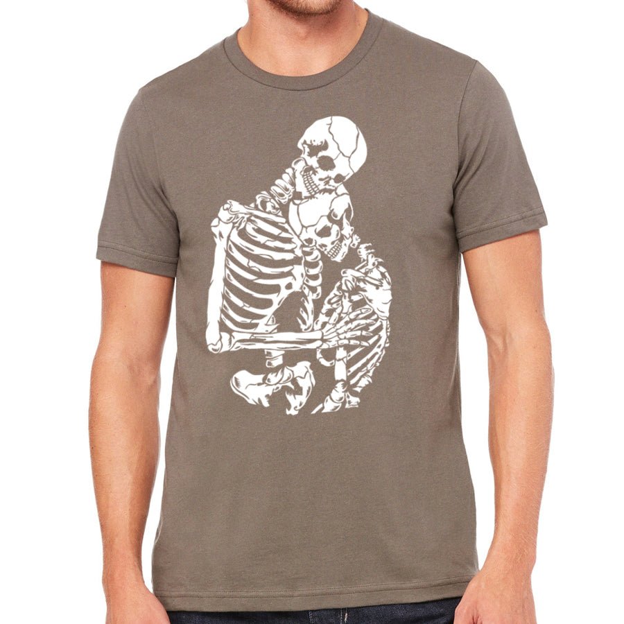 Men's Hugging Skeletons T-Shirt - POPvault