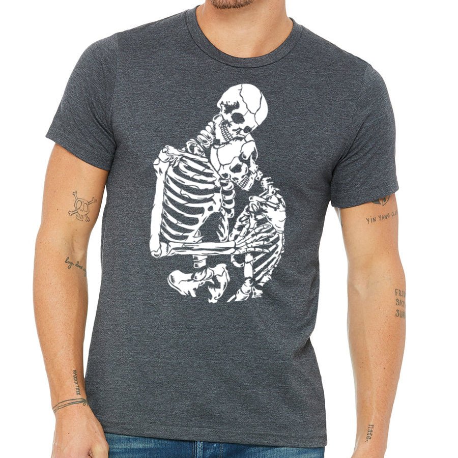 Men's Hugging Skeletons T-Shirt - POPvault
