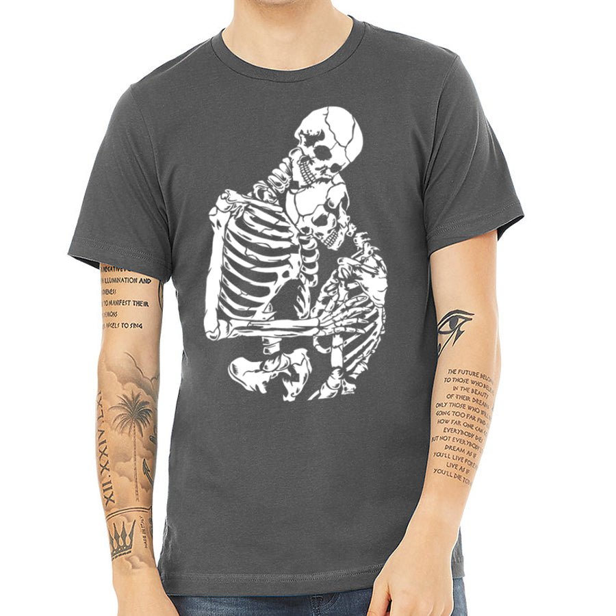 Men's Hugging Skeletons T-Shirt - POPvault