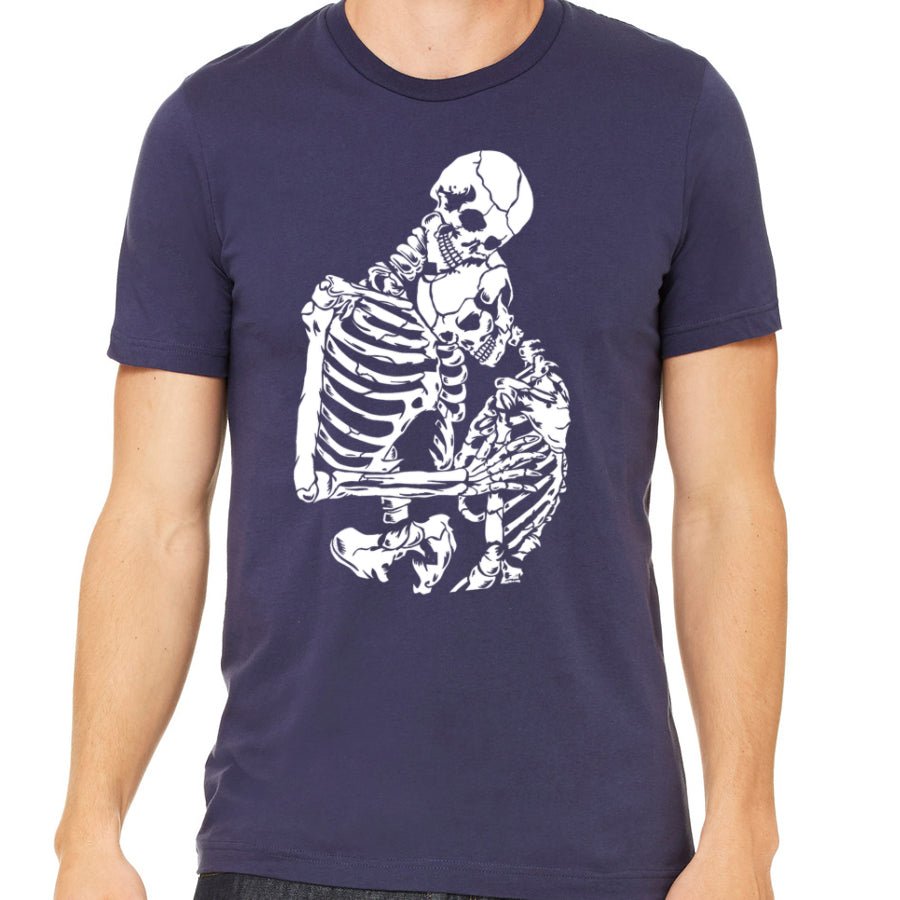Men's Hugging Skeletons T-Shirt - POPvault