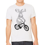 Men's Jackalope On a Bike T-Shirt - POPvault