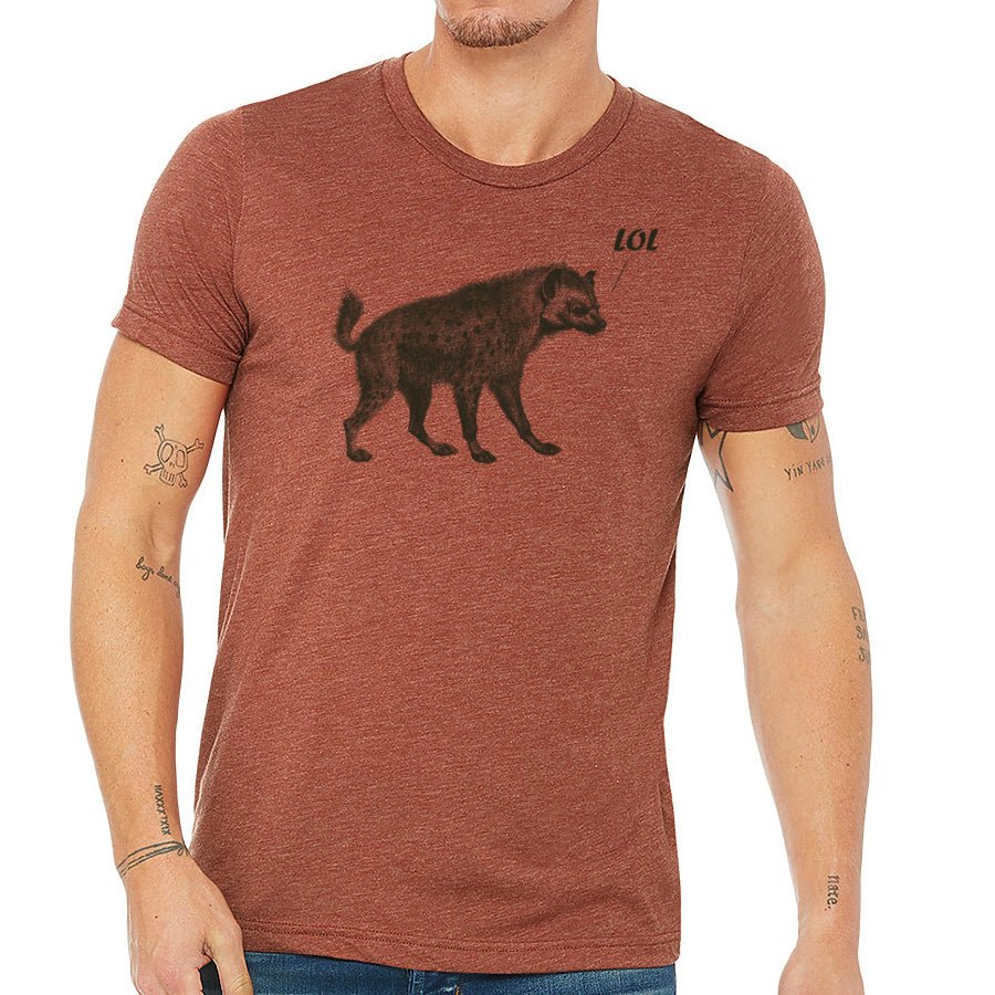 Men's Laughing Hyena LOL T-Shirt - POPvault