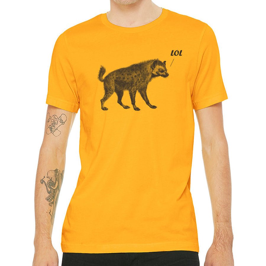 Men's Laughing Hyena LOL T-Shirt - POPvault