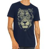 Men's Lion Wearing Glasses T-Shirt - POPvault