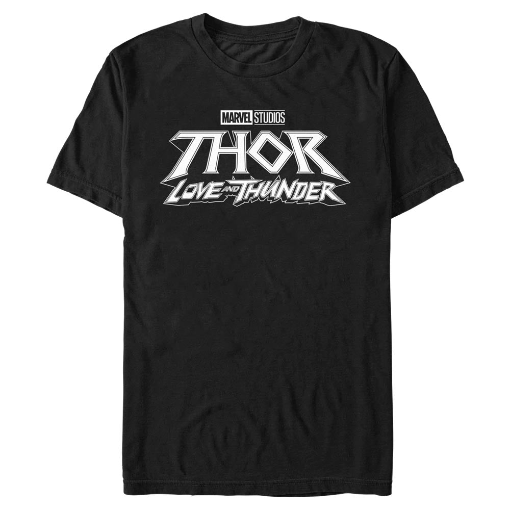 Men's Marvel Black Logo T-Shirt - POPvault