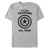 Men's Marvel Cap Training Symbol T-Shirt - POPvault