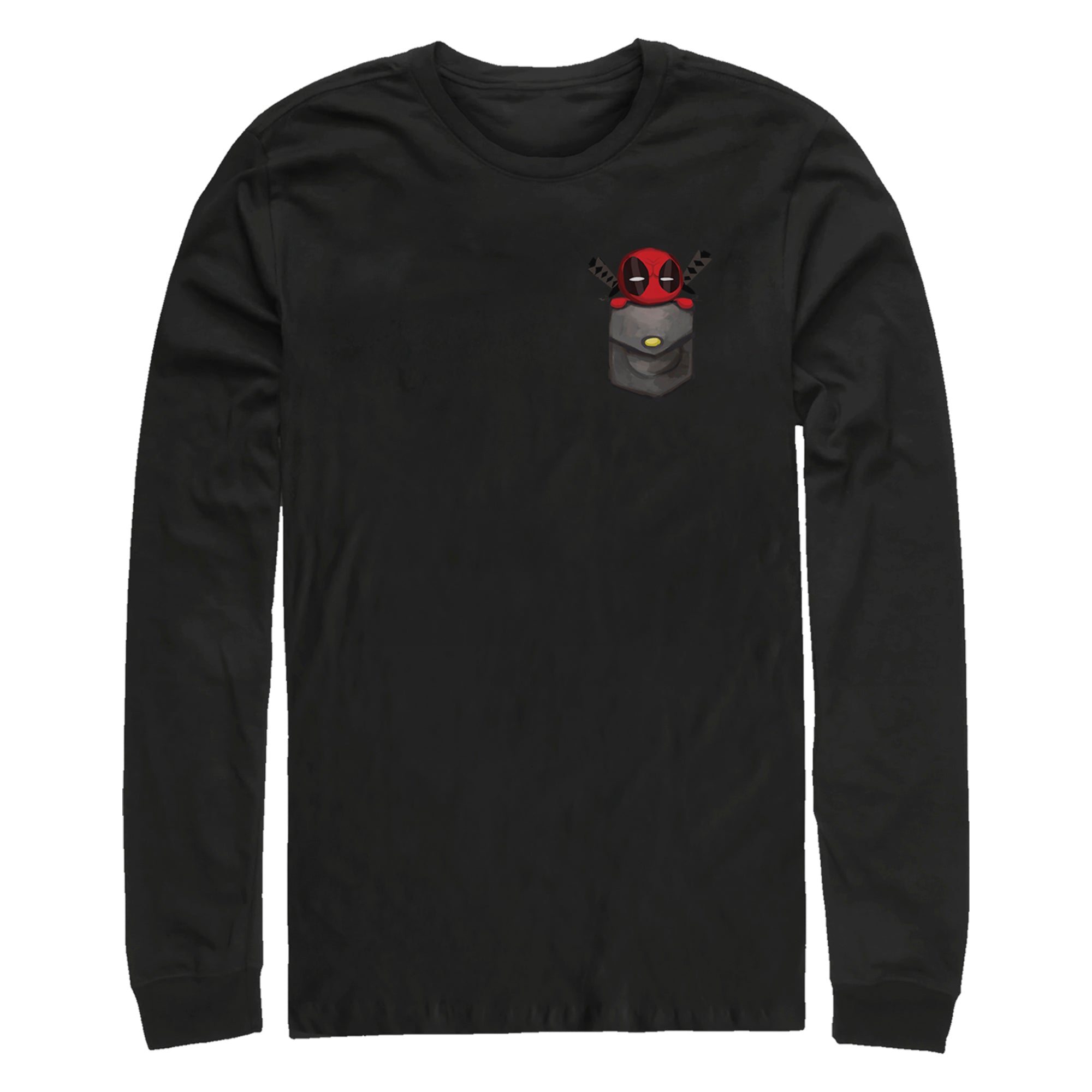Men's Marvel Deadpool Cutie Pie Long Sleeve T-Shirt - POPvault