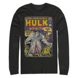 Men's Marvel Hulk ComicCover Long Sleeve T-Shirt - POPvault
