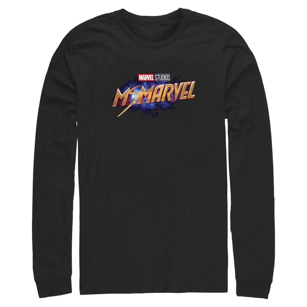 Men's Marvel Ms Logo Long Sleeve T-Shirt - POPvault