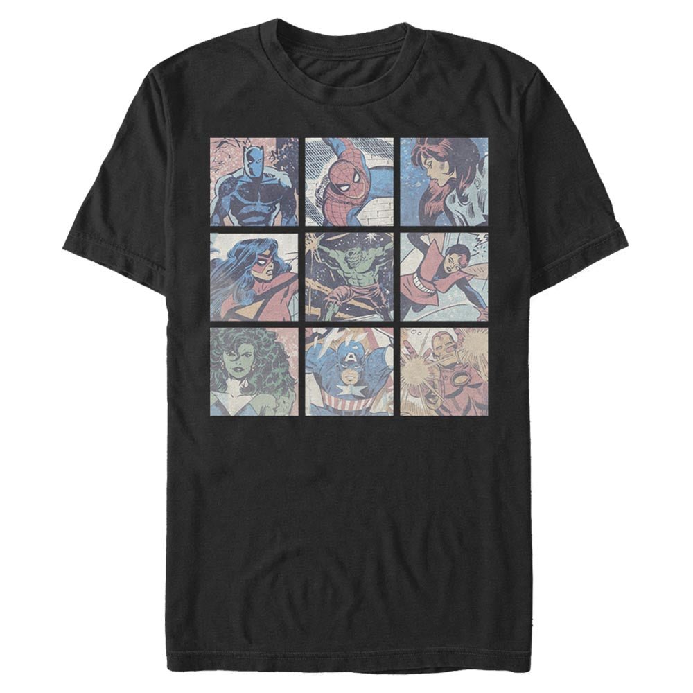 Men's Marvel Pastel Heroes T - Shirt - POPvault