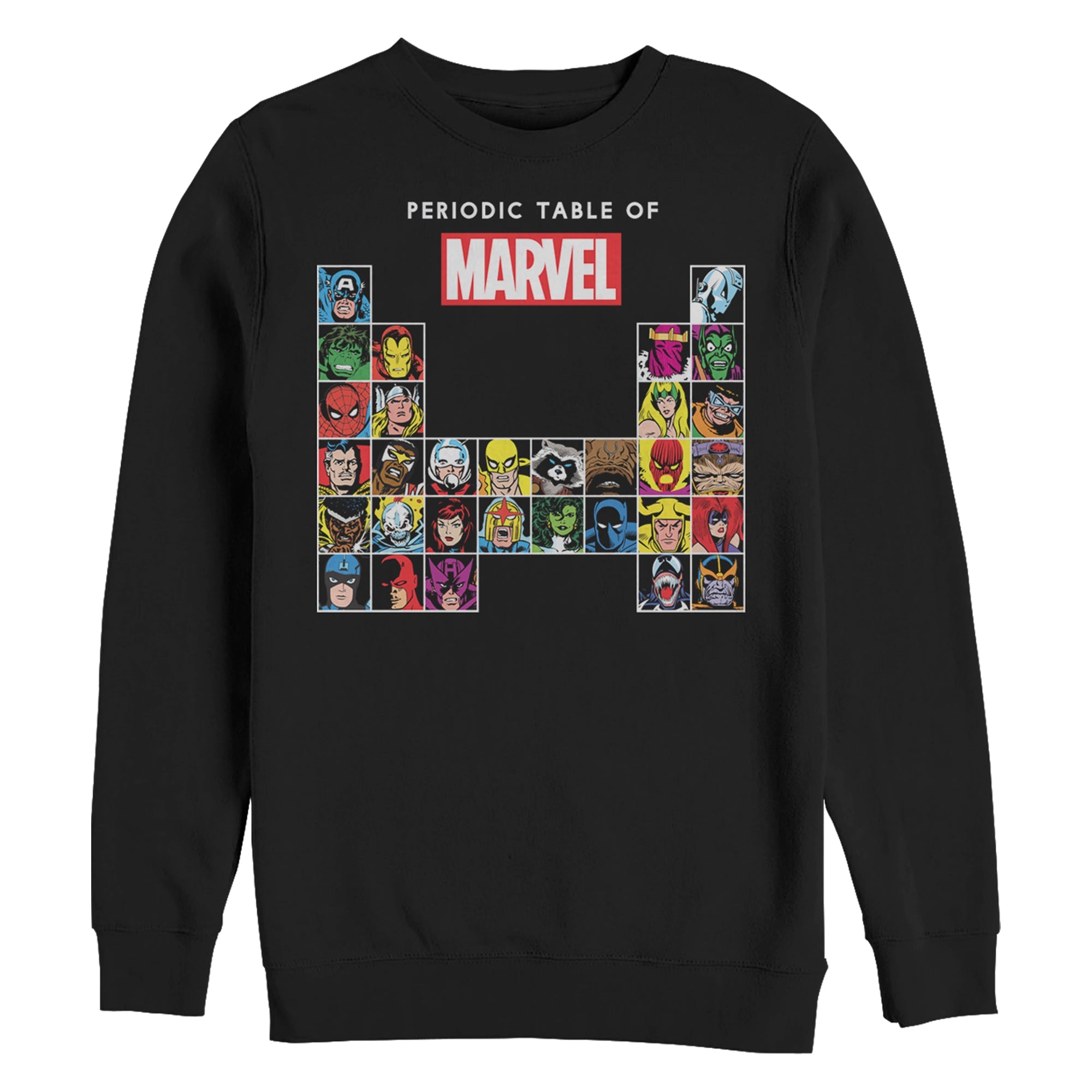 Men's Marvel Periodic Marvel Sweatshirt - POPvault