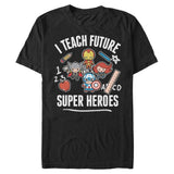 Men's Marvel Teach Future Supers T-Shirt - POPvault - Licensed - Marvel Comics - Official
