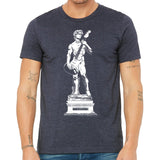 Men's Michelangelo's David Playing Guitar T-Shirt - POPvault