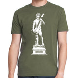 Men's Michelangelo's David Playing Guitar T-Shirt - POPvault