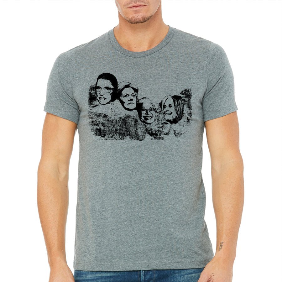 Men's Mount Nasty Great American Women On Mt. Rushmore T-Shirt - POPvault