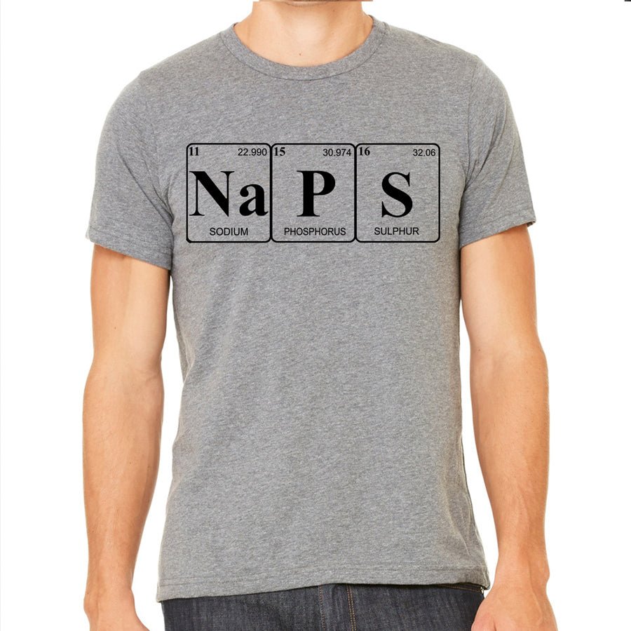Men's NAPS Periodic Table Science T-Shirt - POPvault