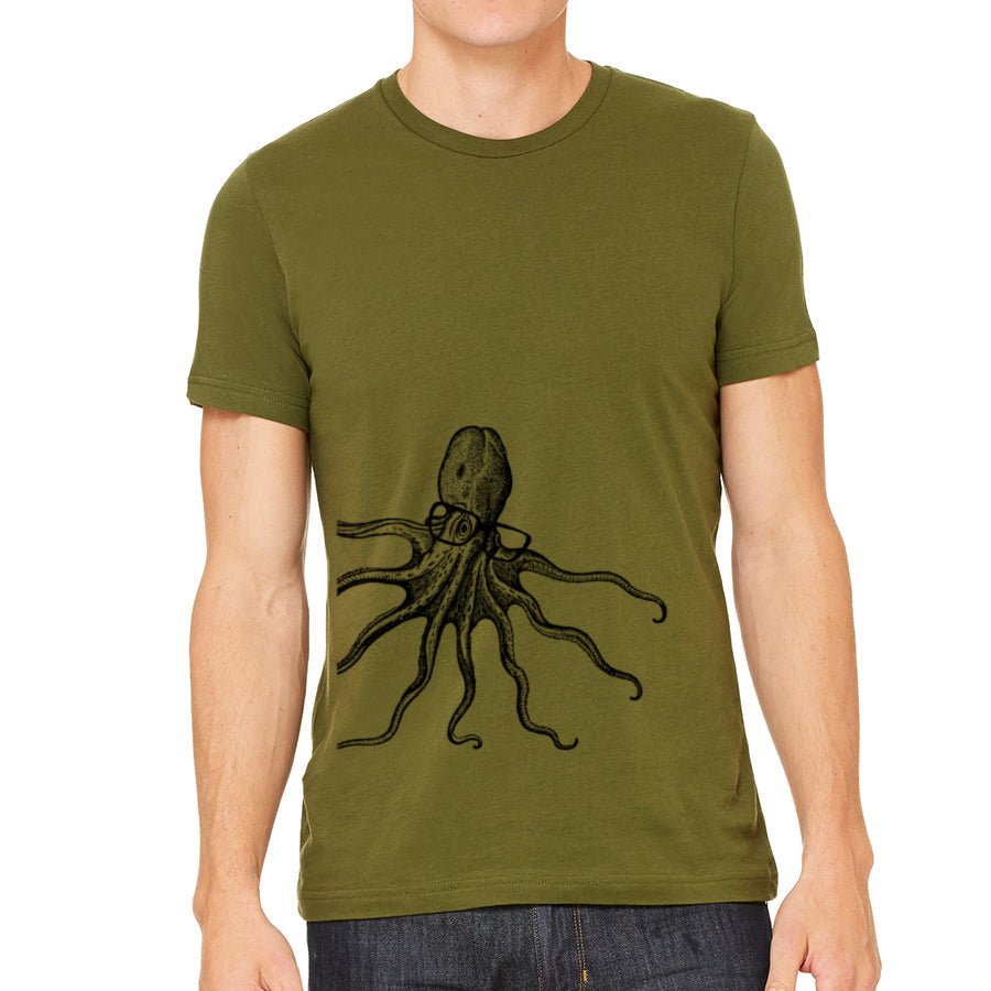 Men's Octopus Wearing Glasses T-Shirt - POPvault