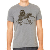 Men's Sloth Riding A Skateboard T-Shirt - POPvault