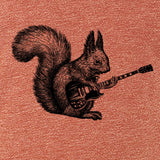 Men's Squirrel Playing Guitar Long Sleeve T-Shirt - POPvault