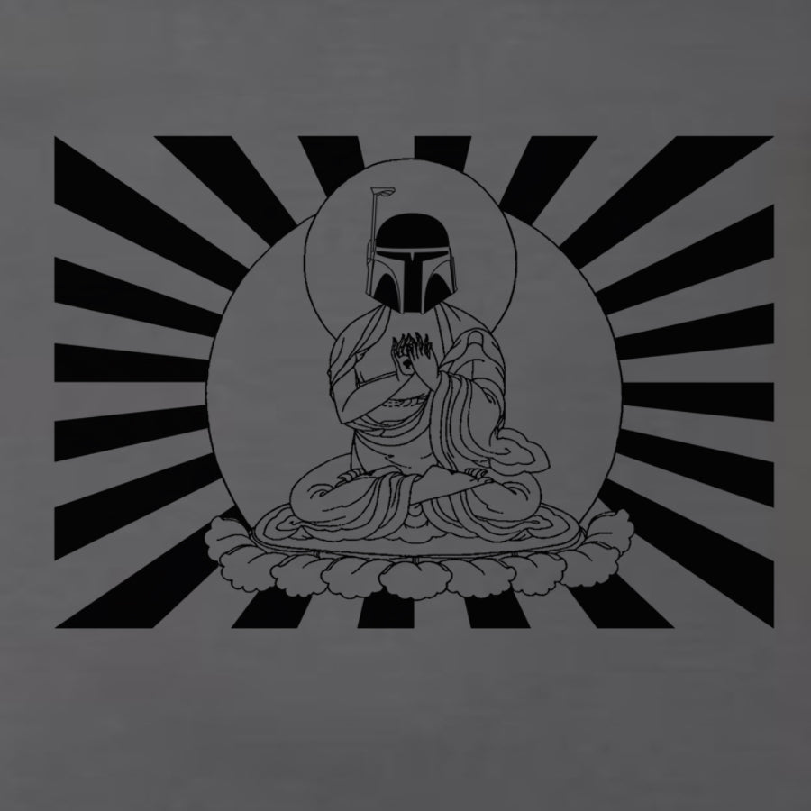 Men's Star Wars Bobba Fett Buddha T-Shirt - POPvault