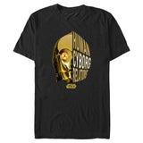 Men's Star Wars C3Po Dark Split T-Shirt - POPvault