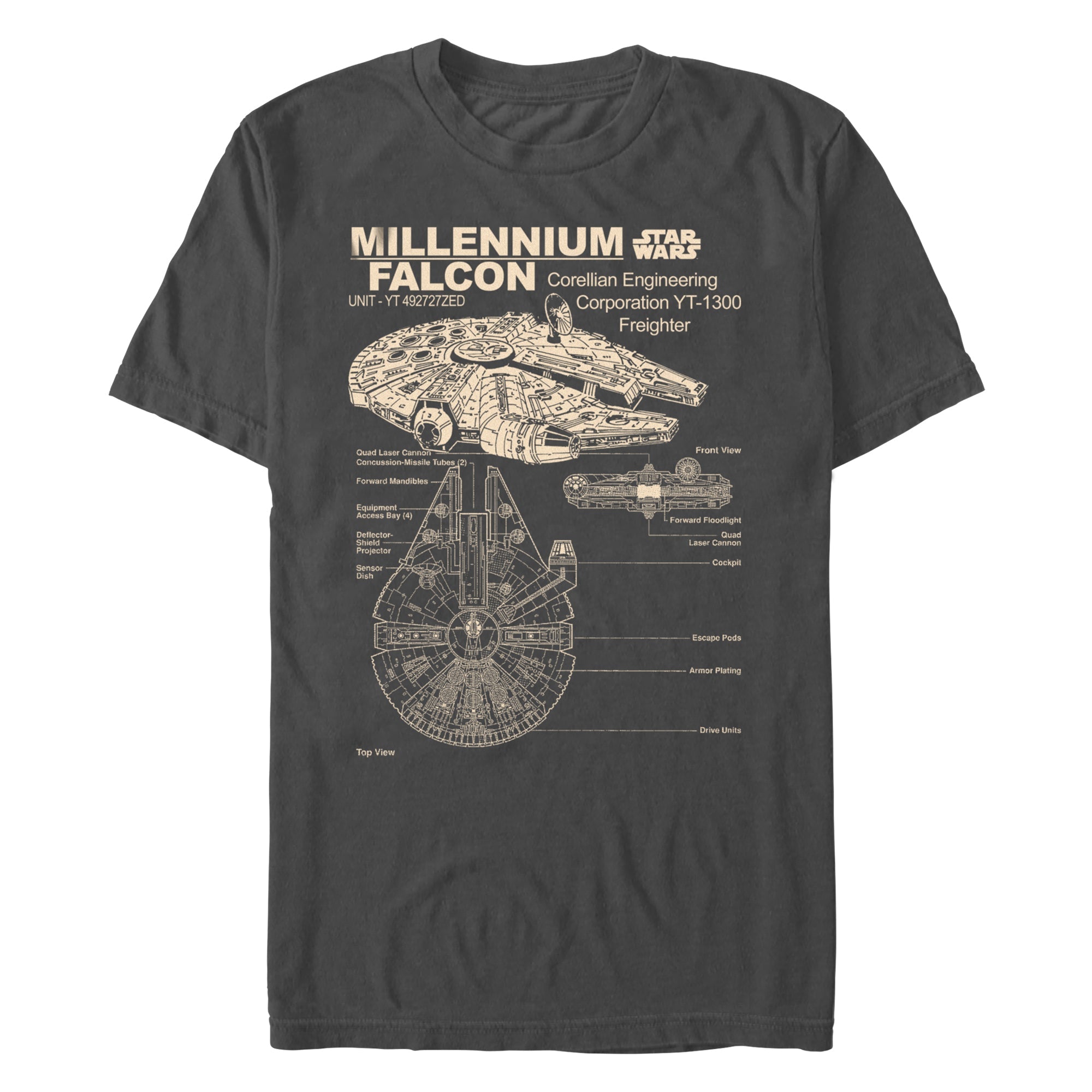Men's Star Wars Corellian Freighter T-Shirt - POPvault